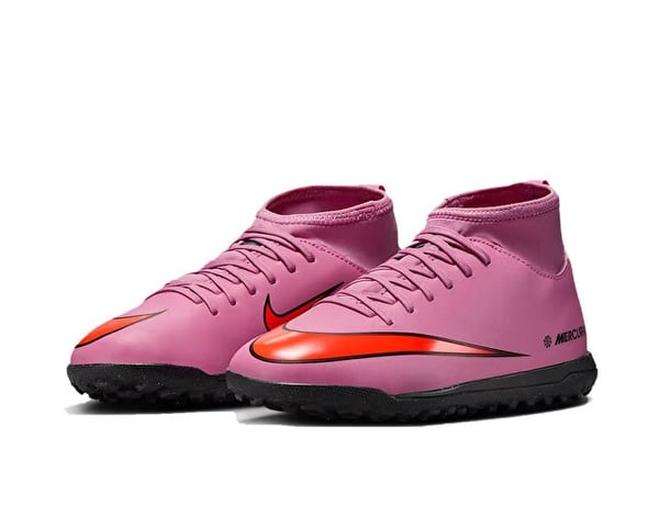 Nike JR SUPERFLY 10 CLUB TF Pembe Erkek Çocuk Krampon