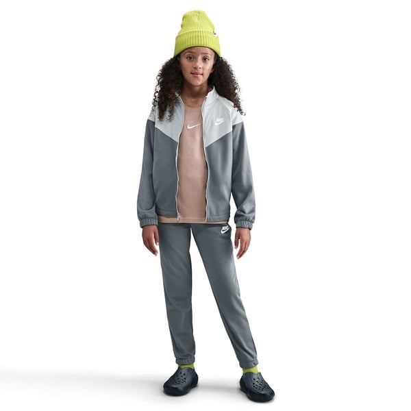 Nike K NSW DF TRACKSUIT PK FZ Gri Kız Çocuk Eşofman Takımı
