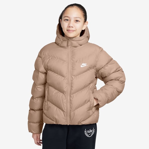 Nike K NSW TF ADP PUFFER Bej Kız Çocuk Mont