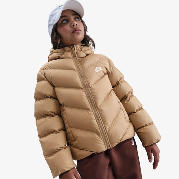 Nike K NSW TF ADP PUFFER Bej Kız Çocuk Mont