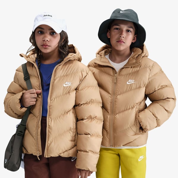 Nike K NSW TF ADP PUFFER Bej Kız Çocuk Mont