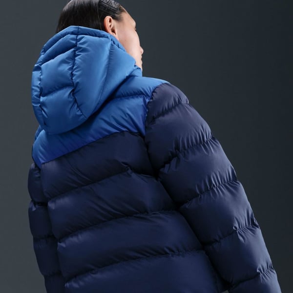 Nike K NSW TF ADP PUFFER COLORBLOCK Lacivert Kız Çocuk Mont
