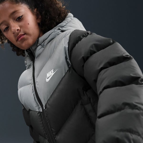 Nike K NSW TF ADP PUFFER COLORBLOCK Siyah Erkek Çocuk Mont