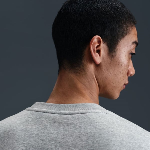 Nike M NK CLUB BB CREW Gri Erkek Sweatshirt