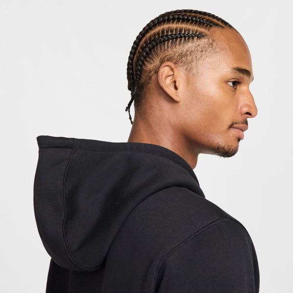 Nike M NK CLUB BB FZ HOODIE Siyah Erkek Sweatshirt