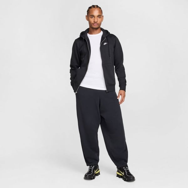 Nike M NK CLUB BB FZ HOODIE Siyah Erkek Sweatshirt