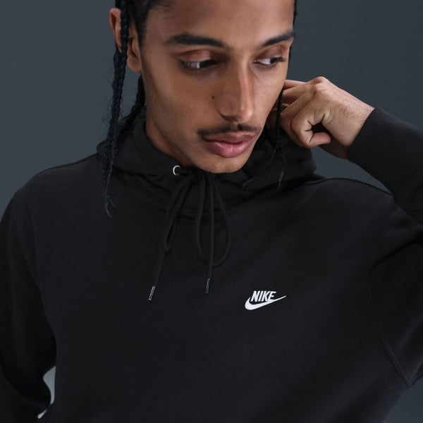 Nike M NK CLUB BB PO HOODIE Siyah Erkek Sweatshirt