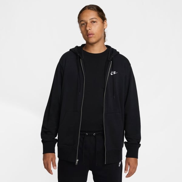 Nike M NK CLUB FT FZ HOODIE Siyah Erkek T-Shirt