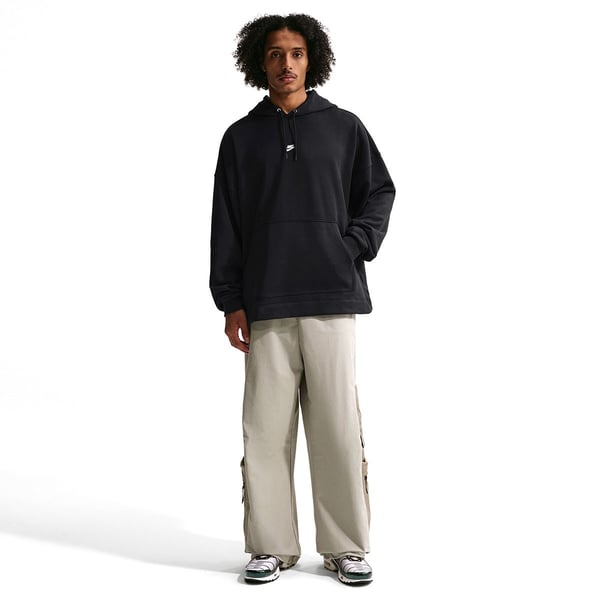 Nike M NK CLUB FT OS PO HOODIE Siyah Erkek Sweatshirt