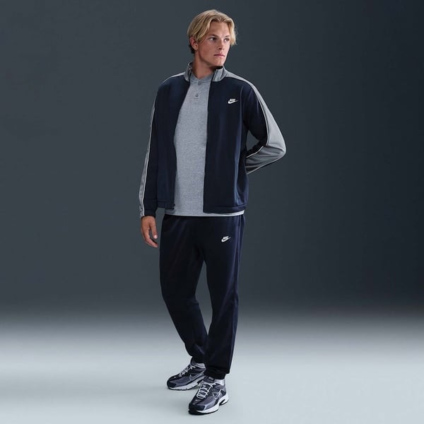 Nike M NK CLUB PK TRK SUIT Lacivert Erkek Eşofman Takımı