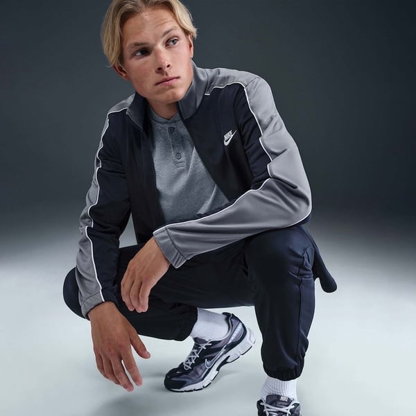 Nike M NK CLUB PK TRK SUIT Lacivert Erkek Eşofman Takımı