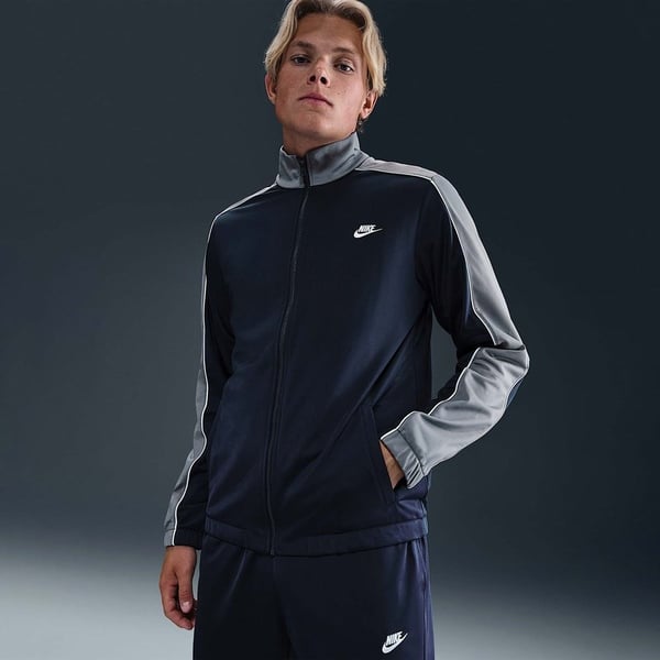Nike M NK CLUB PK TRK SUIT Lacivert Erkek Eşofman Takımı