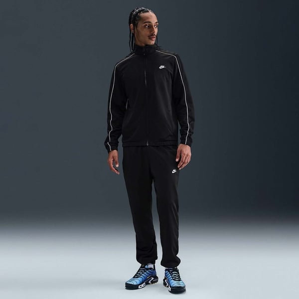 Nike M NK CLUB PK TRK SUIT Siyah Erkek Eşofman Takımı