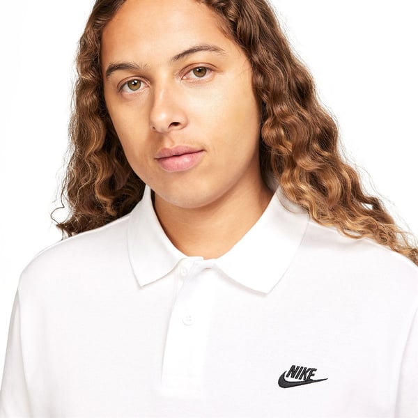 Nike M NK CLUB SS POLO PIQUE Beyaz Erkek T-Shirt
