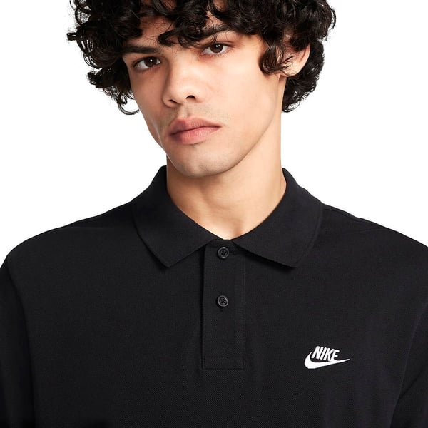 Nike M NK CLUB SS POLO PIQUE Siyah Erkek T-Shirt