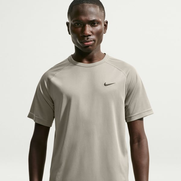 Nike M NK DF FLEX SS TOP Gri Erkek T-Shirt