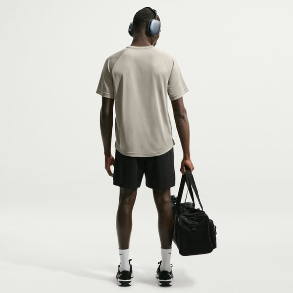 Nike M NK DF FLEX SS TOP Gri Erkek T-Shirt