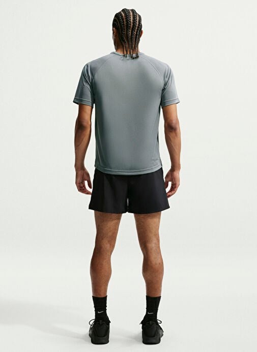 Nike M NK DF FLEX SS TOP Gri Erkek T-Shirt