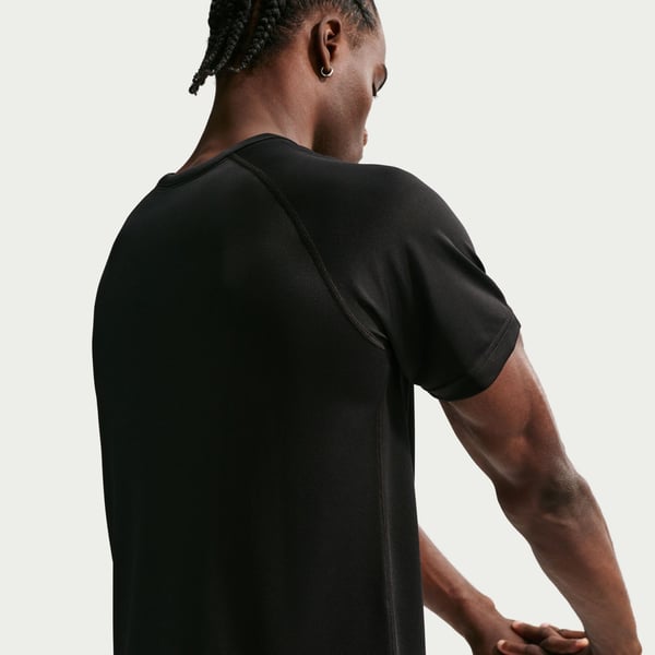 Nike M NK DF FLEX SS TOP Siyah Erkek T-Shirt
