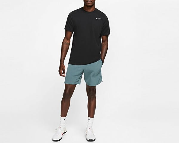 Nike M NK DF TEE DFC CREW SOLID Siyah Erkek T-Shirt