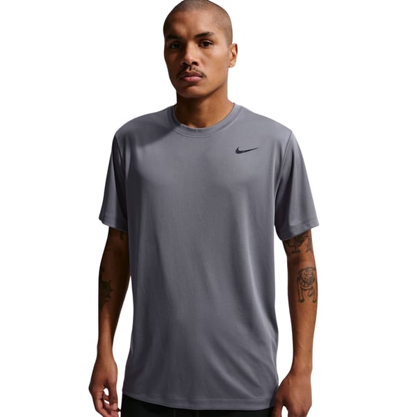 Nike M NK DF TEE STD FLEX Gri Erkek T-Shirt