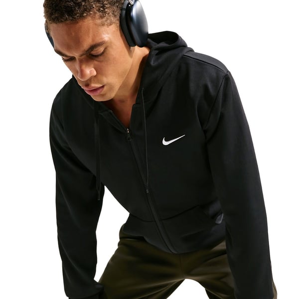 Nike M NK DF UV FLEX FLC FZ HD Siyah Erkek Sweatshirt