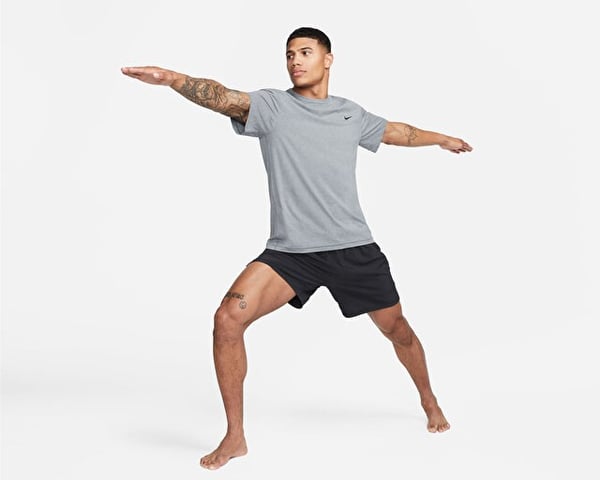 Nike M NK DF UV HYVERSE SS Gri Erkek T-Shirt