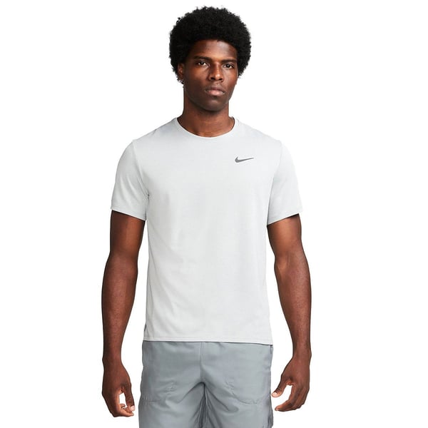 Nike M NK DF UV MILER SS Gri Erkek T-Shirt