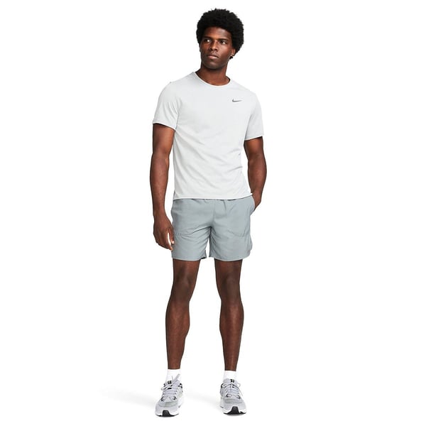 Nike M NK DF UV MILER SS Gri Erkek T-Shirt