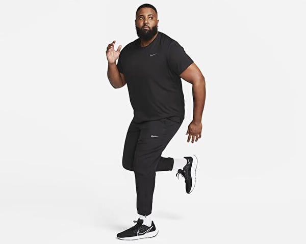 Nike M NK DF UV MILER SS Siyah Erkek T-Shirt