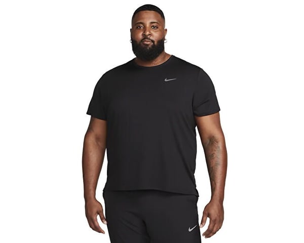Nike M NK DF UV MILER SS Siyah Erkek T-Shirt