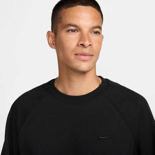 Nike M NK DF UV PRIMARY LS CREW Siyah Erkek Sweatshirt