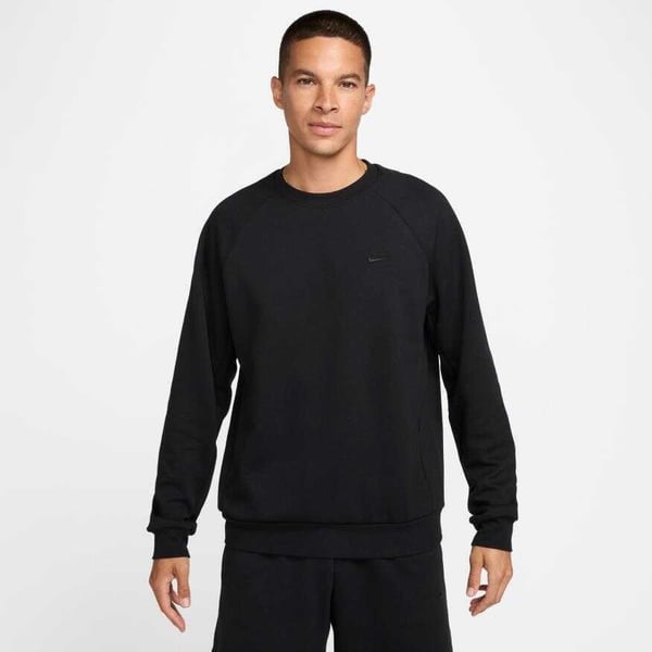 Nike M NK DF UV PRIMARY LS CREW Siyah Erkek Sweatshirt