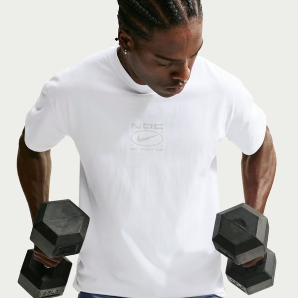 Nike M NK TEE LSE NAC Beyaz Erkek T-Shirt