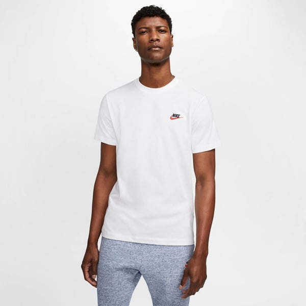 Nike M NSW CLUB TEE Beyaz Erkek T-Shirt