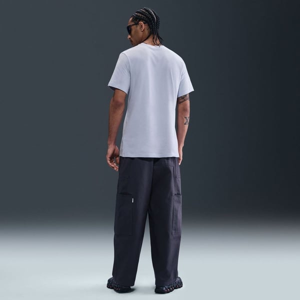 Nike M NSW TEE ICON FUTURA Lila Erkek T-Shirt