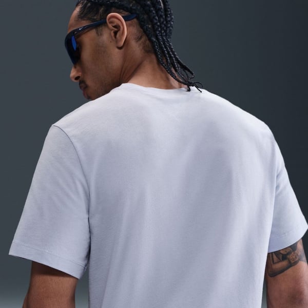 Nike M NSW TEE ICON FUTURA Lila Erkek T-Shirt