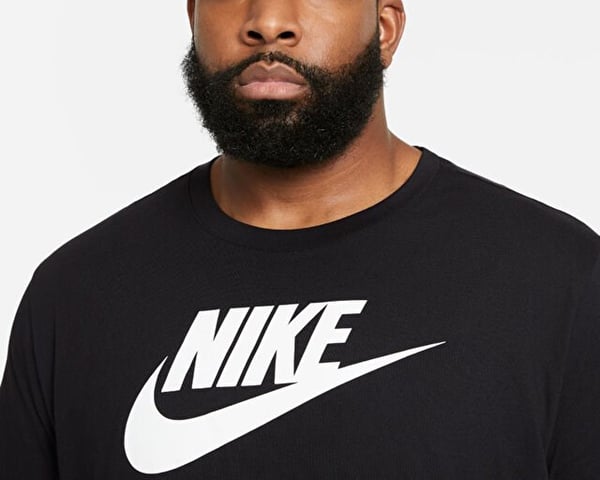 Nike M NSW TEE ICON FUTURA Siyah Erkek T-Shirt