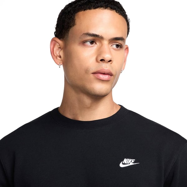 Nike Nike Club French Terry Crew Siyah Erkek Sweatshirt