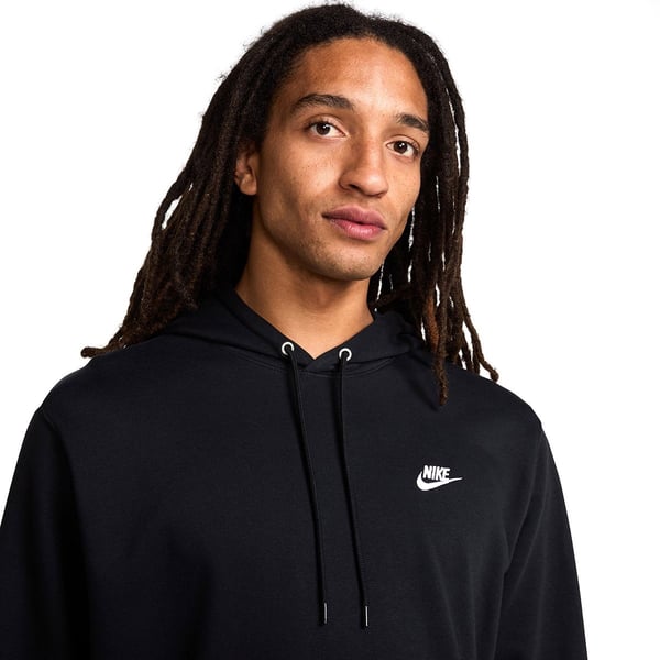 Nike Nike Club French Terry Pullover Hoodie Siyah Erkek Sweatshirt