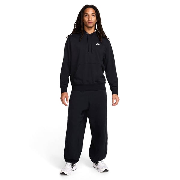 Nike Nike Club French Terry Pullover Hoodie Siyah Erkek Sweatshirt