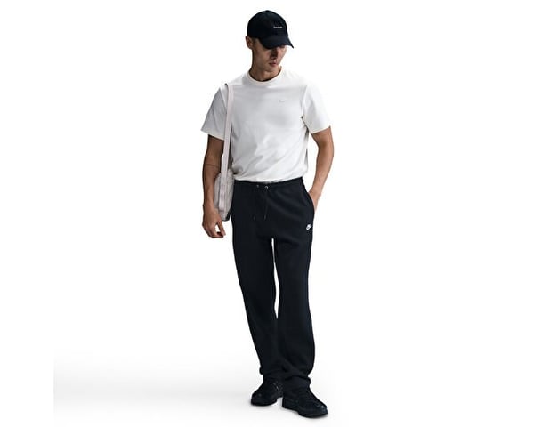 Nike Nike Club Open-Hem Fleece Pants Siyah Erkek Eşofman Alt