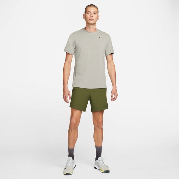 Nike Nike Dri-FIT Fitness T-Shirt Haki Erkek T-Shirt