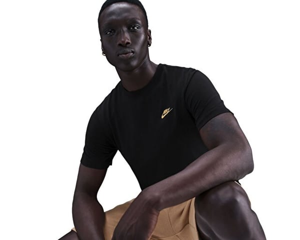 Nike Nike Sportswear Club T-Shirt Siyah Erkek T-Shirt