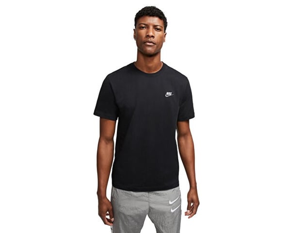 Nike Nike Sportswear Club T-Shirt Siyah Erkek T-Shirt