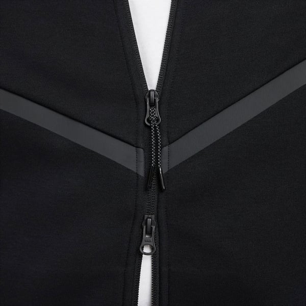 Nike Nike Tech Full-Zip Windrunner Hoodie Siyah Erkek Sweatshirt