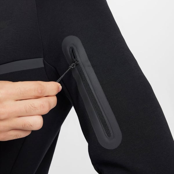 Nike Nike Tech Full-Zip Windrunner Hoodie Siyah Erkek Sweatshirt