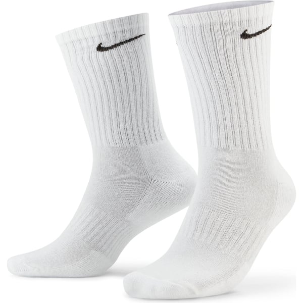 Nike U NK EVERYDAY CSH CRW 3PR 132 Beyaz Erkek Çorap
