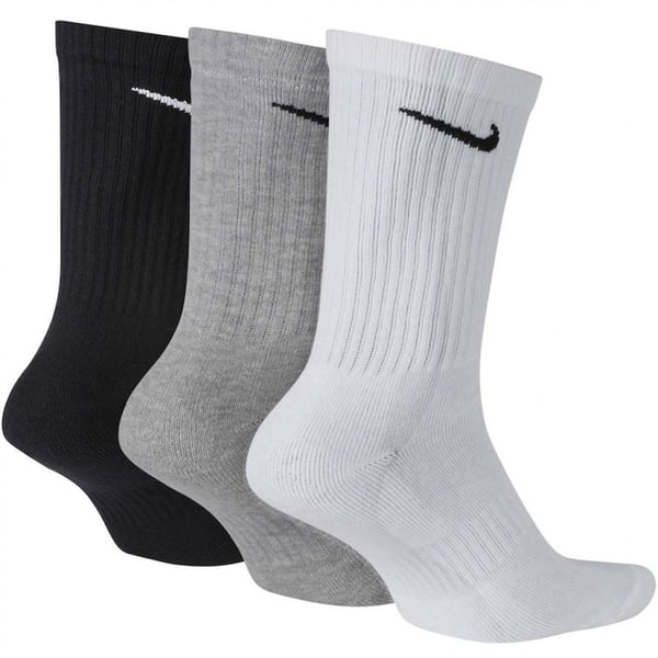 Nike U NK EVERYDAY CSH CRW 3PR 132 Beyaz Erkek Çorap