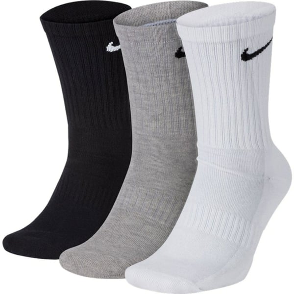 Nike U NK EVERYDAY CSH CRW 3PR 132 Beyaz Erkek Çorap